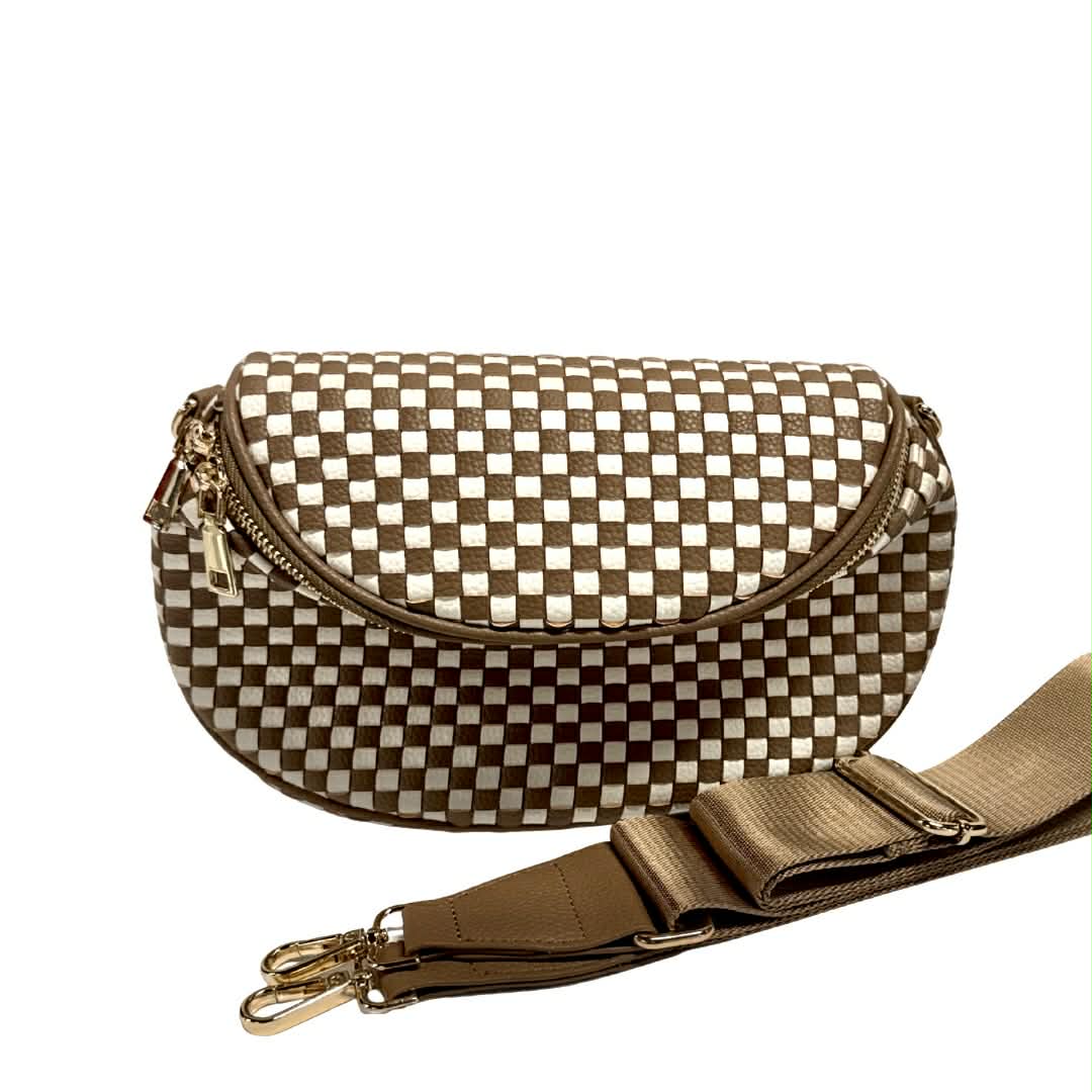 Oversized Woven Fanny Pack