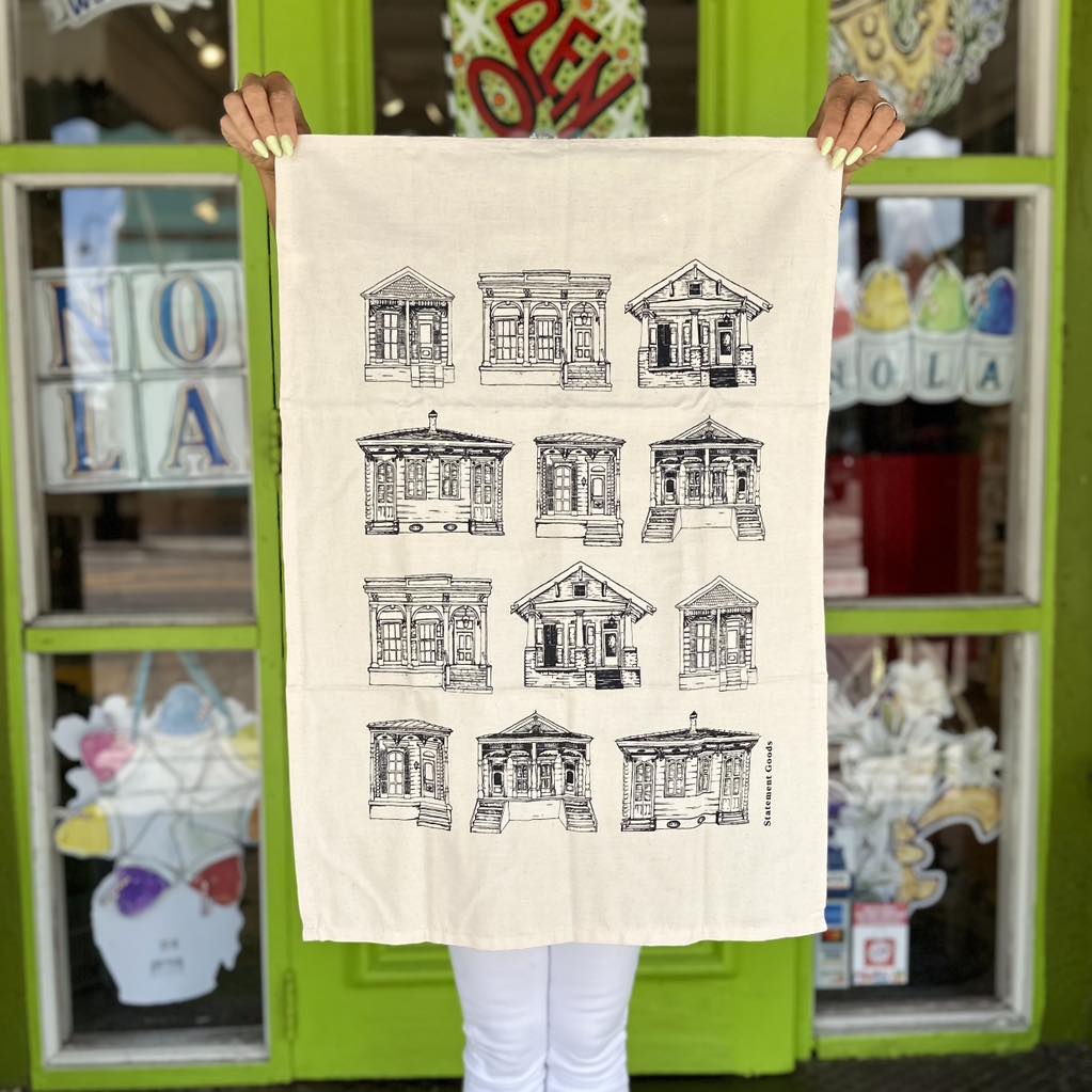 New Orleans Homes Towel