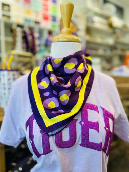 Cheetah Print Bandana Scarf