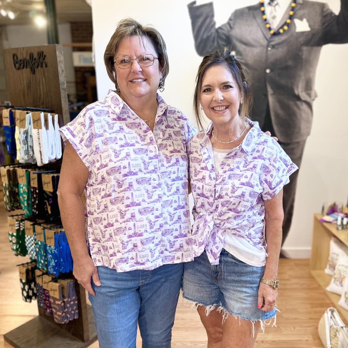 Purple Team Toile Top