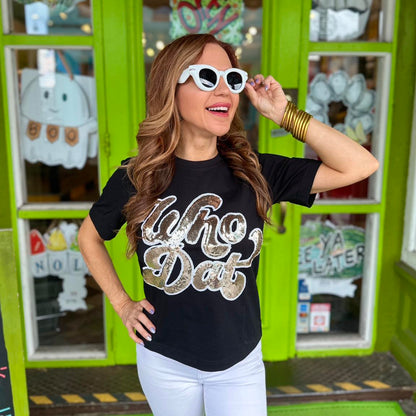 Who Dat Sequin Tee