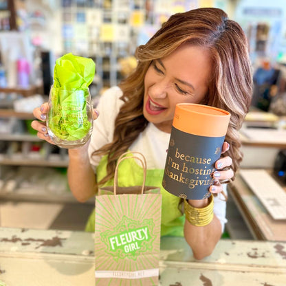 Hosting Thanksgiving Wine Glass