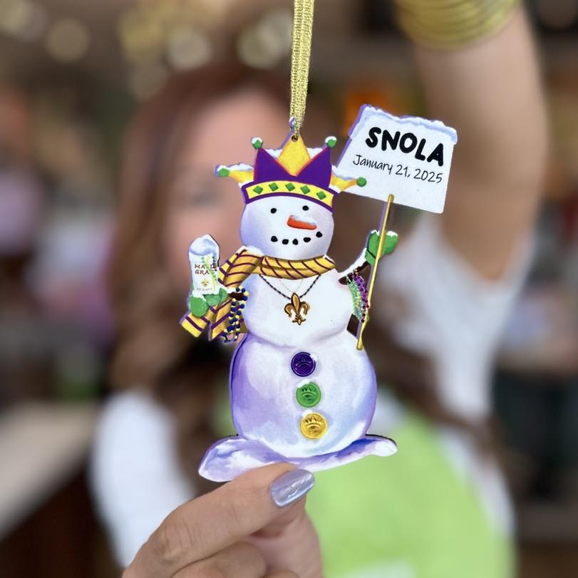 SNOLA Snowman Ornament - Thumbnail 2