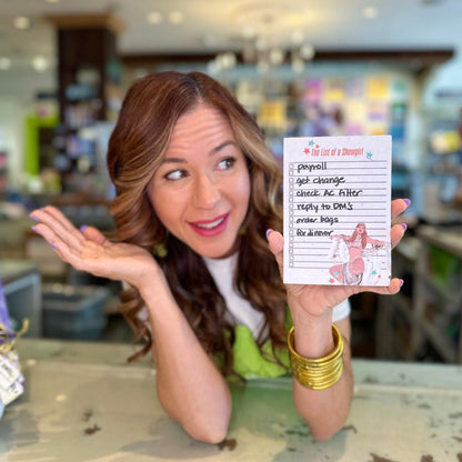 List of a Showgirl Notepad