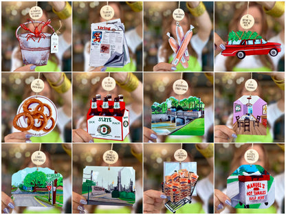 Benny Grunch 12 Yats Ornament Set