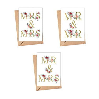 Floral Wedding Card