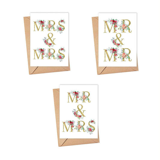Floral Wedding Card