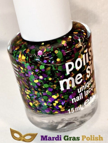 Mardi Gras Nail Polish