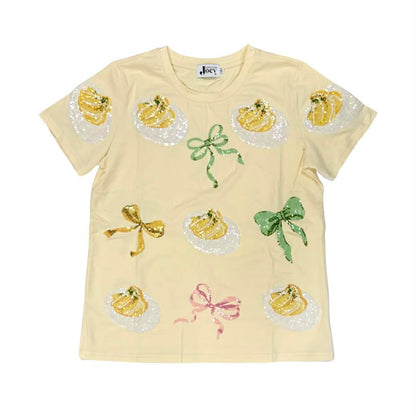 Sequin Deviled Egg Tee