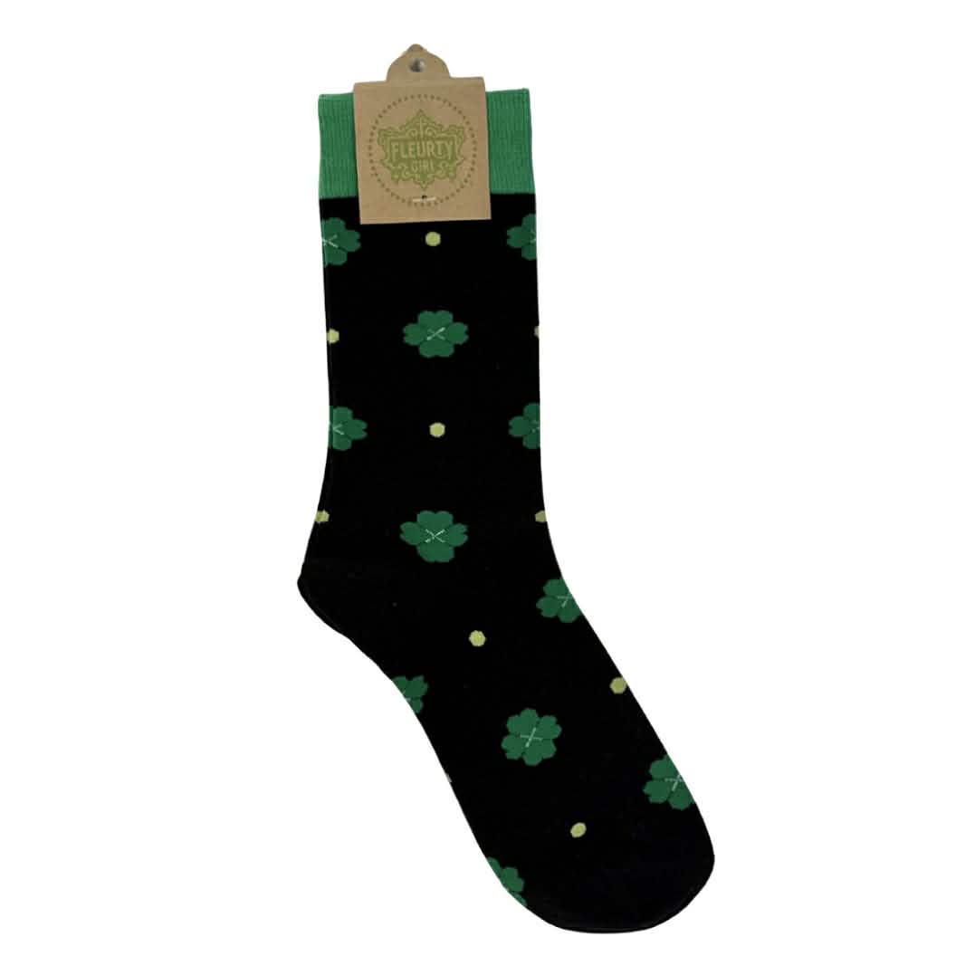 Clover and Polka Dot Socks