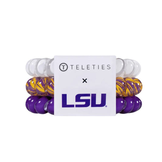 Teleties 3pk, Purple & Gold