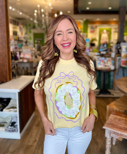 King Cake Ribbon Tee