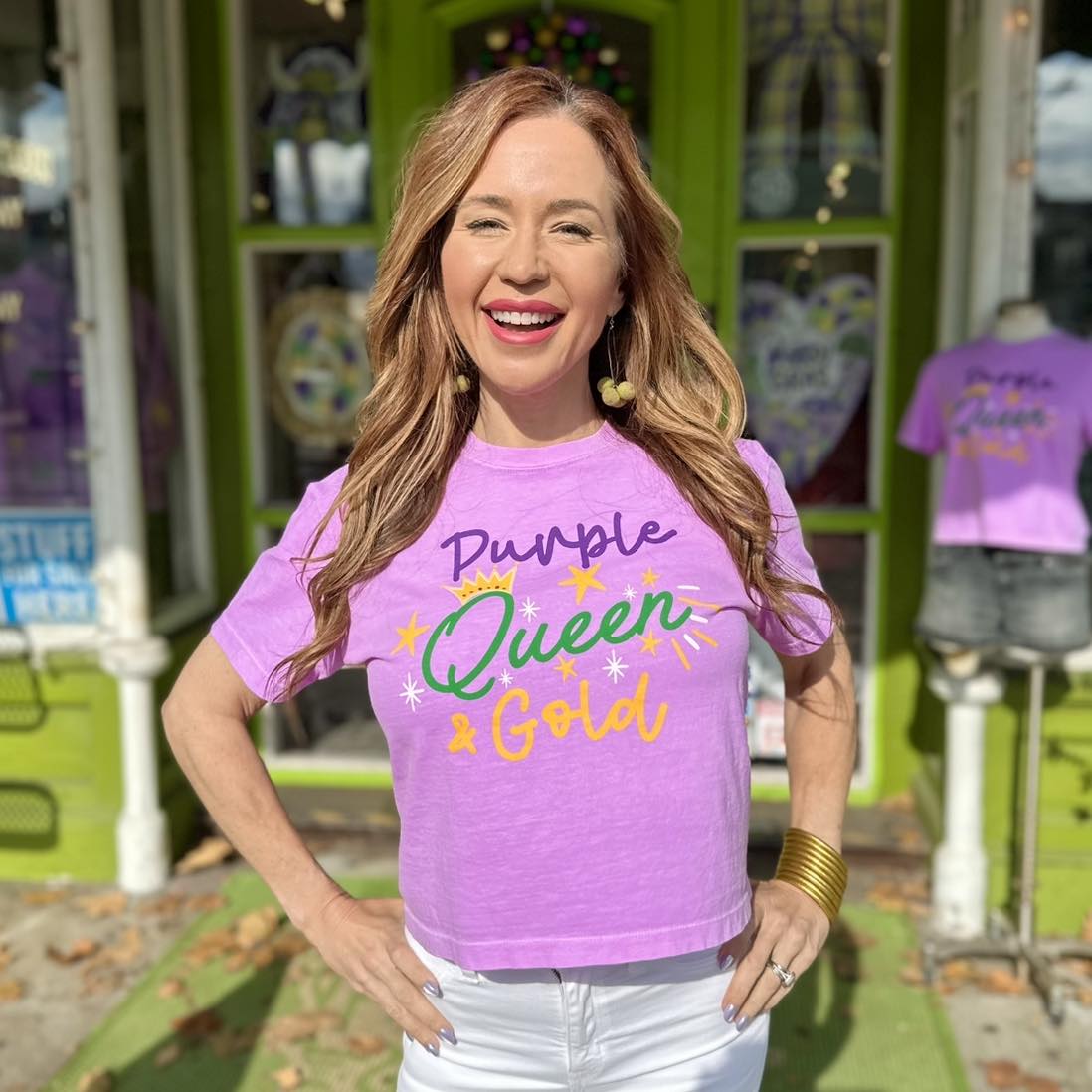 Purple Queen & Gold Crop