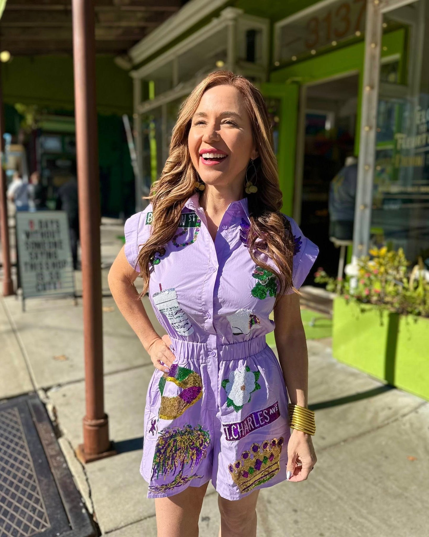 Mardi Gras Favorites Romper