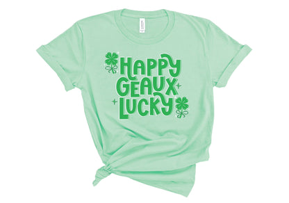 Happy Geaux Lucky Tee