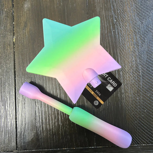 Rainbow Star Credit Card Holder