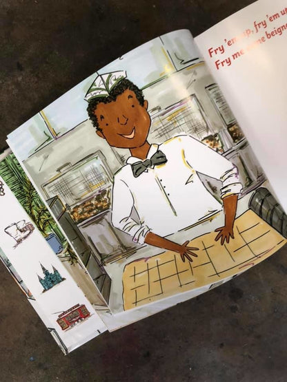 Fry'em Up Beignet Man Book