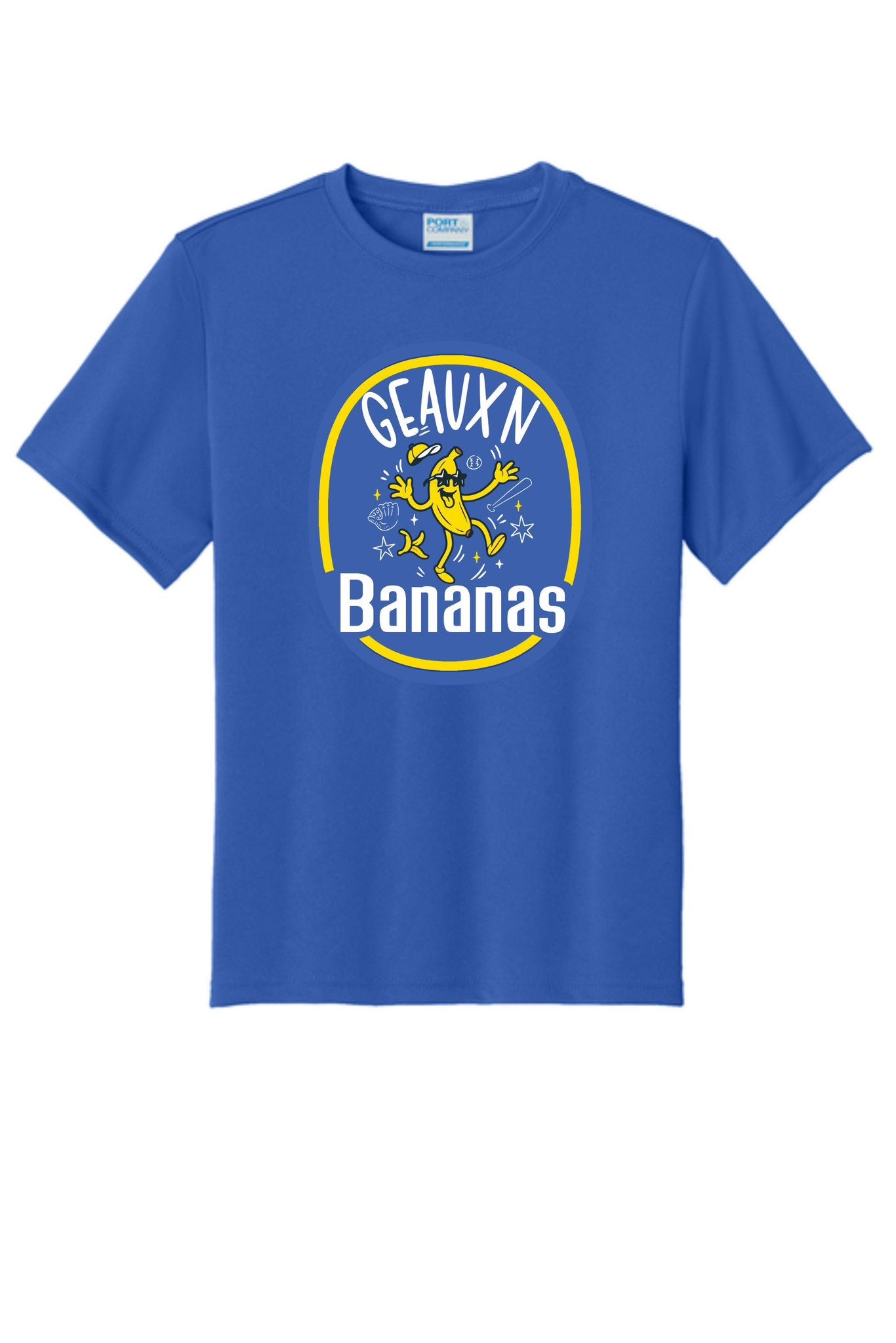 Geaux'n Bananas Wicking Tee, Kids *Pre-Sale*
