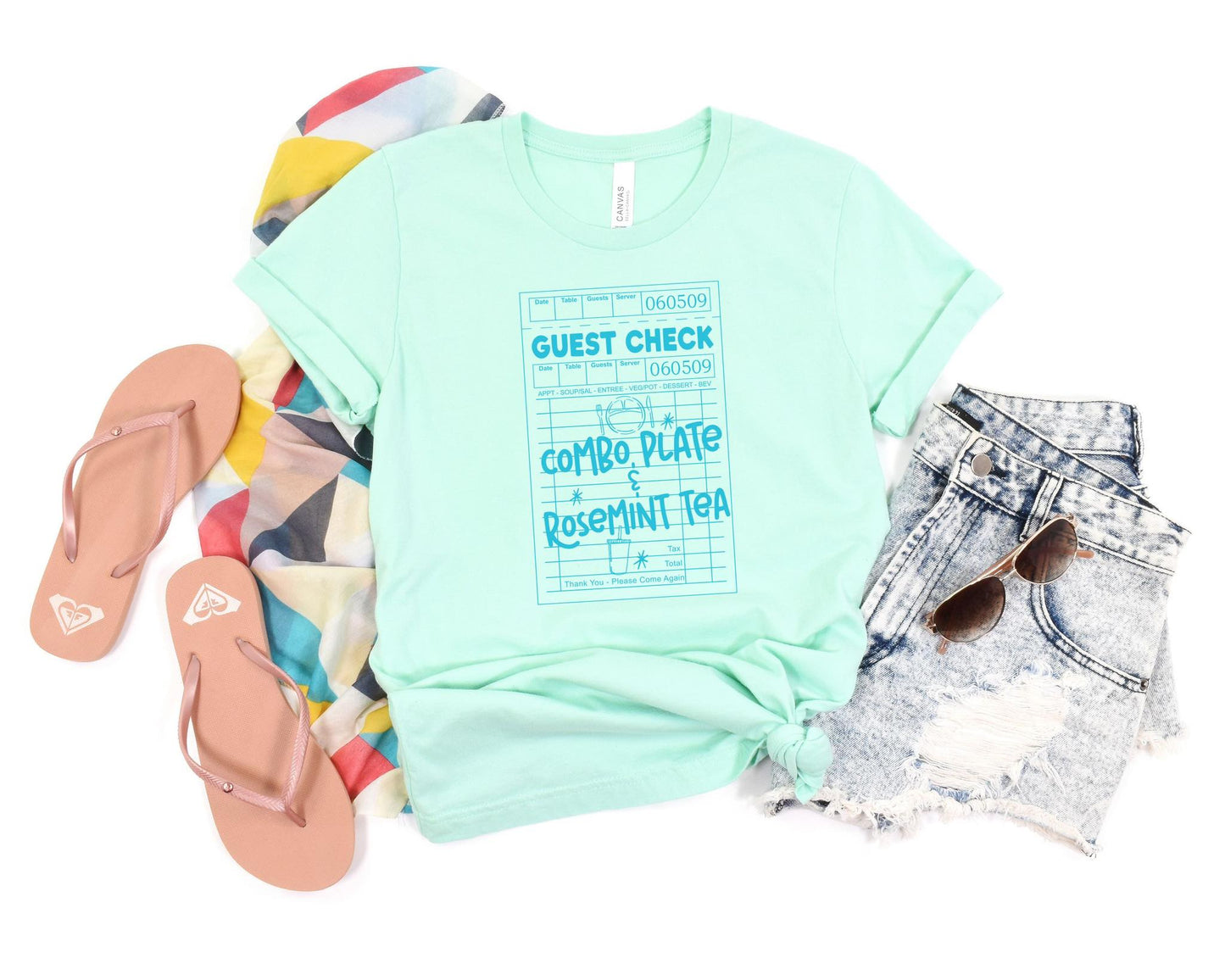 Guest Check Combo Plate Tee