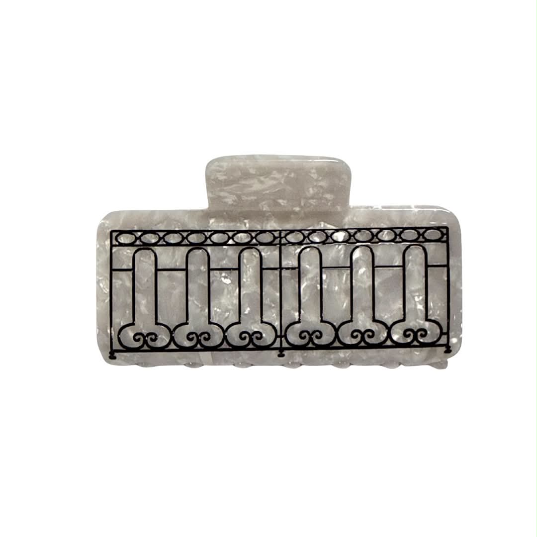 French Quarter Iron Railing Claw Clip