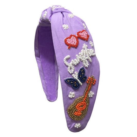 Swiftie Icons Headband, Purple