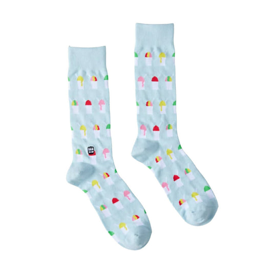Snoball Socks, Blue