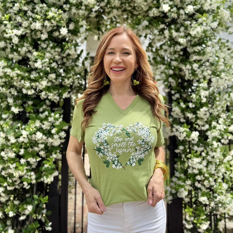 Stop and Smell the Jasmine Tee