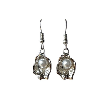 Pearl Oyster Earrings