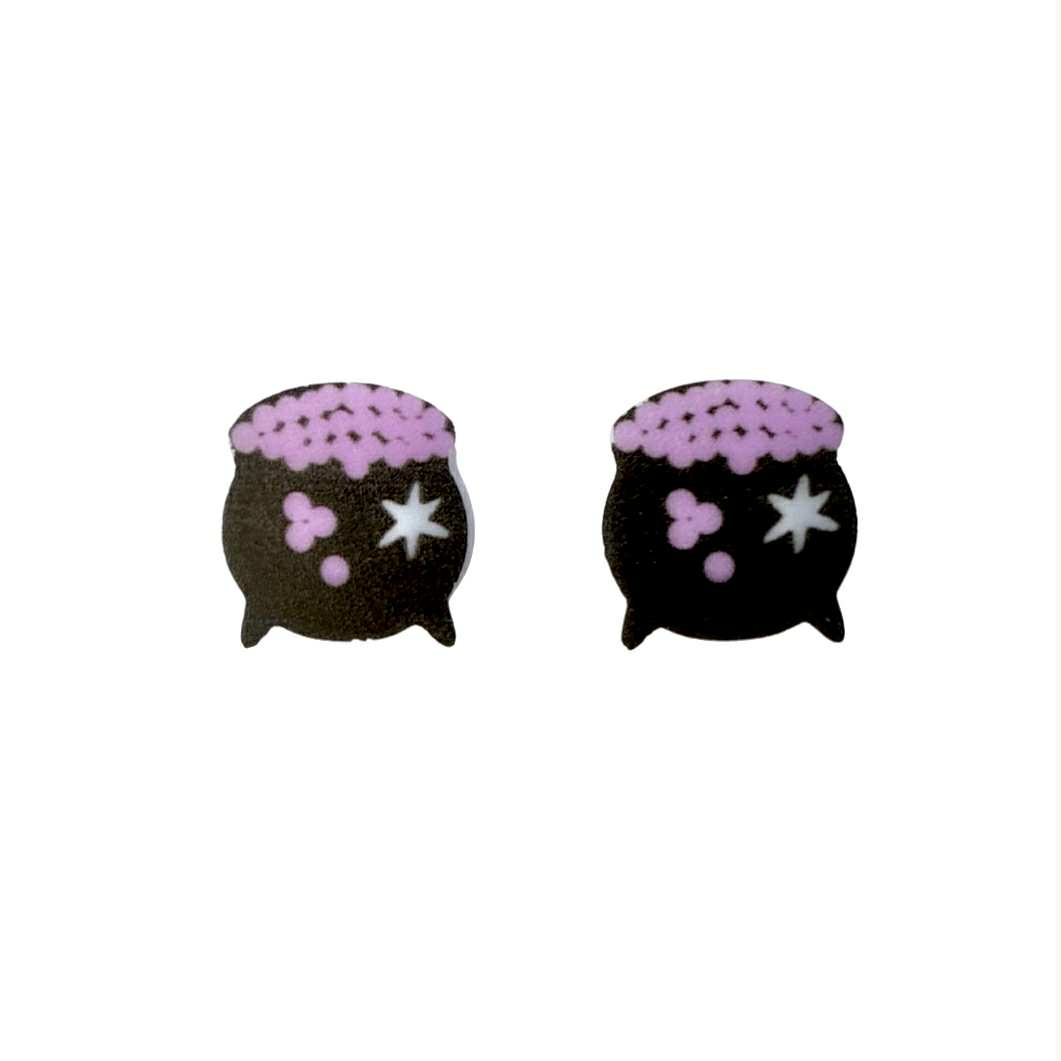 Cauldron Stud Earrings