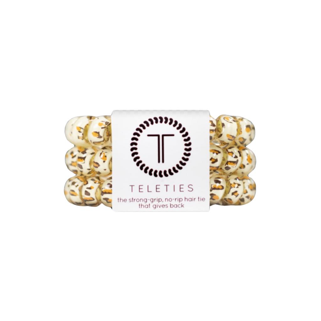 Teleties 3pk Large, Leopard
