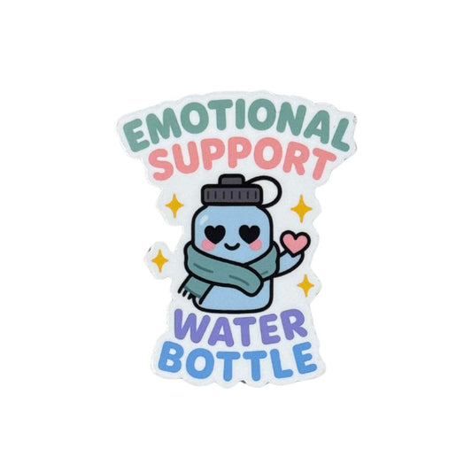 Emotional Support Water Bottle Sticker