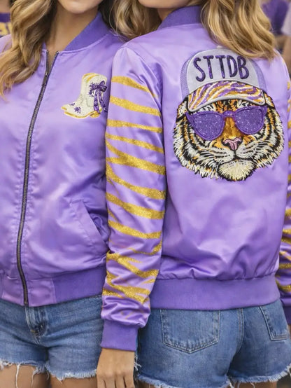 STTDB Tiger Stripe Bomber Jacket