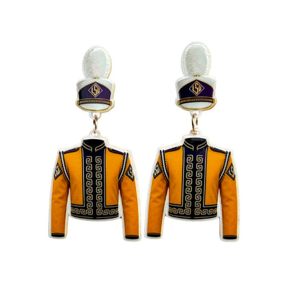 LSU Band Acrylic Earrings