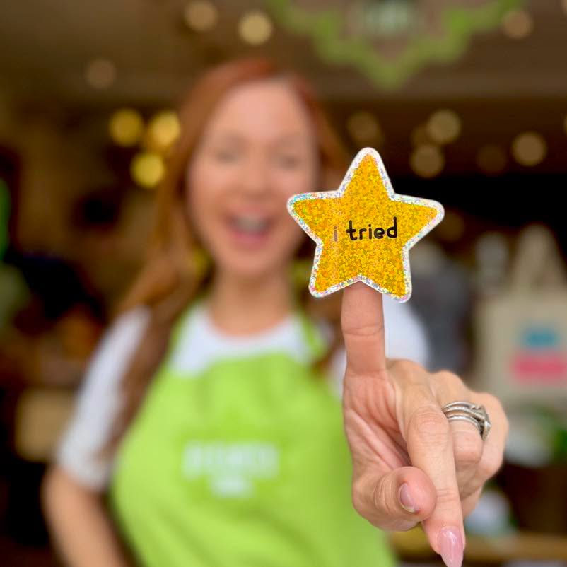 I Tried Star Sticker