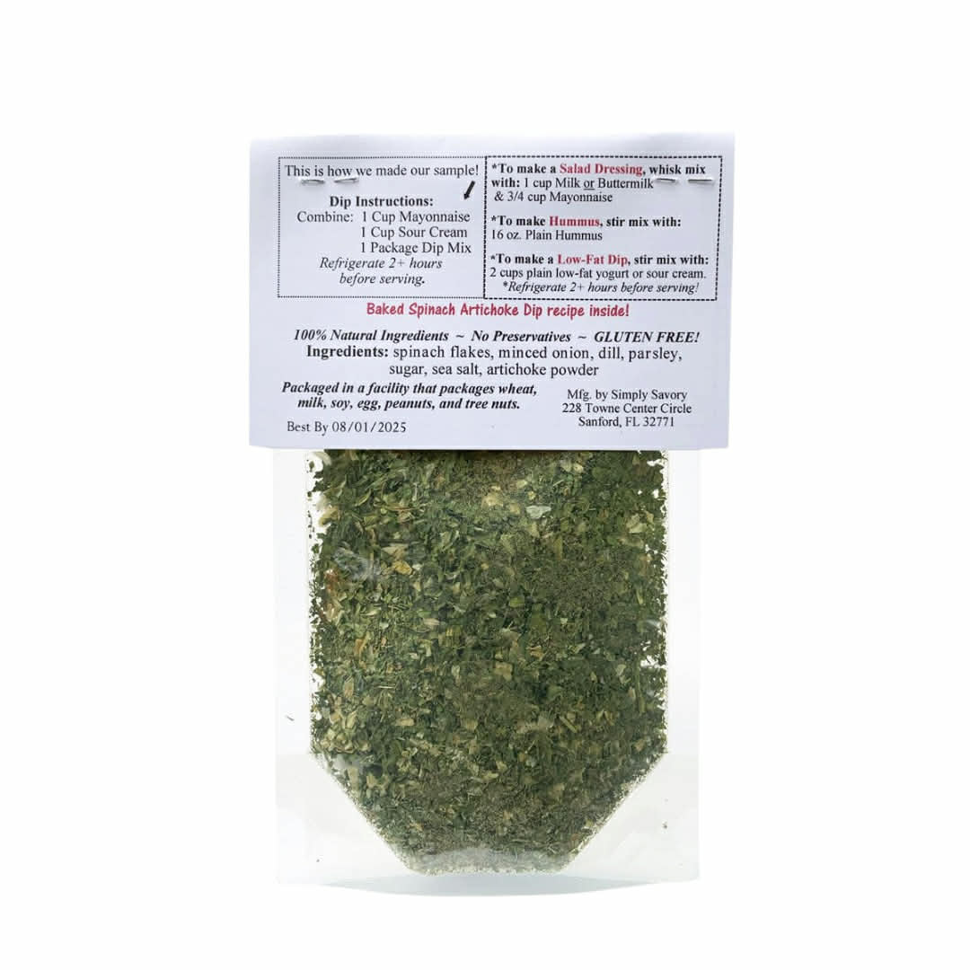 Spinach Artichoke Dip Mix