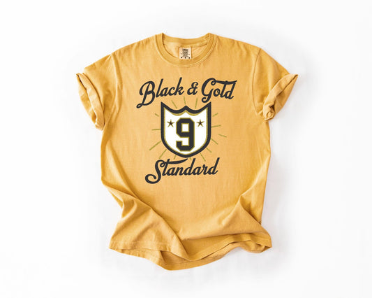 Black & Gold Standard Tee