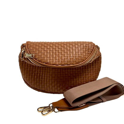 Oversized Woven Fanny Pack