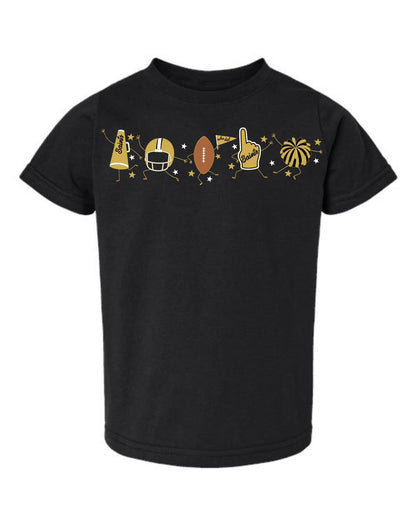 Spirit Squad Kids, Black & Gold