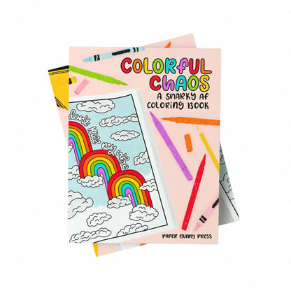Colorful Chaos Coloring Book