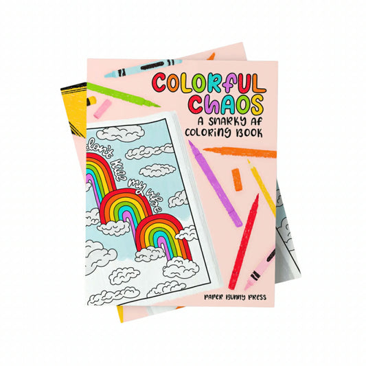 Colorful Chaos Coloring Book
