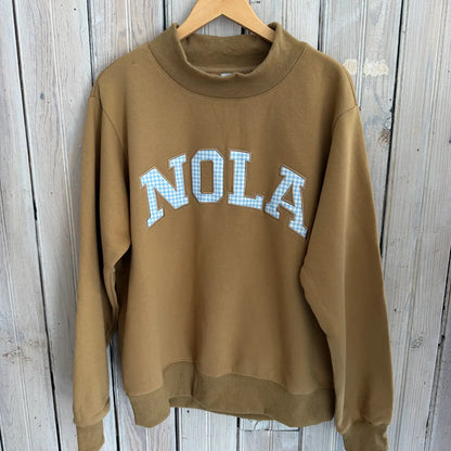 NOLA Varsity Mockneck Sweatshirt