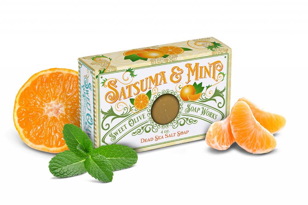 Satsuma and Mint Soap Bar