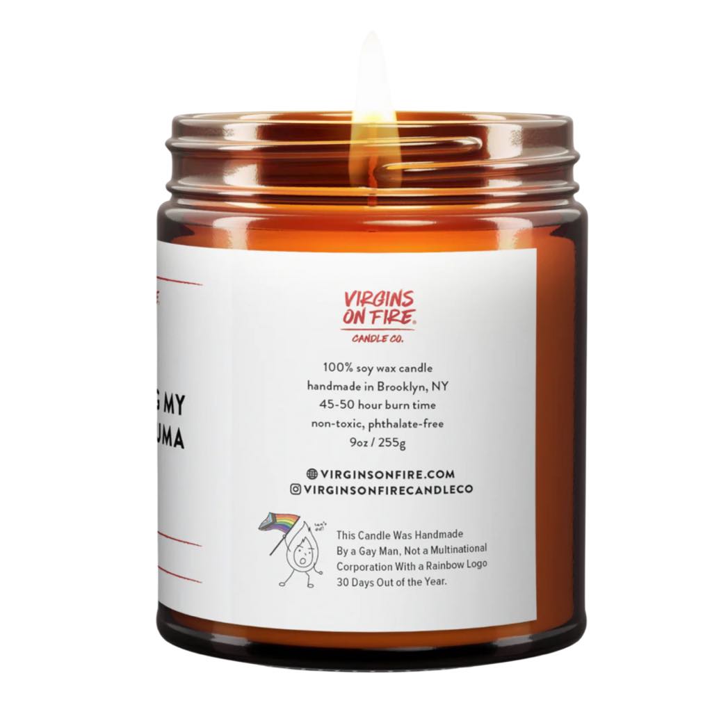 Navigating my Queer Trauma Candle