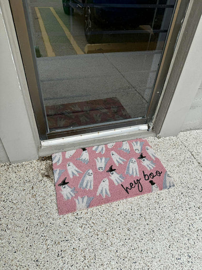 Hey Boo Door Mat