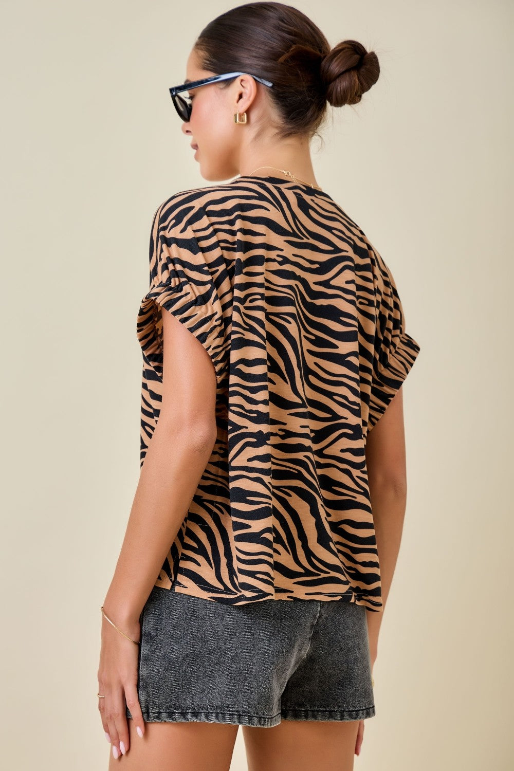 Tiger Print Top
