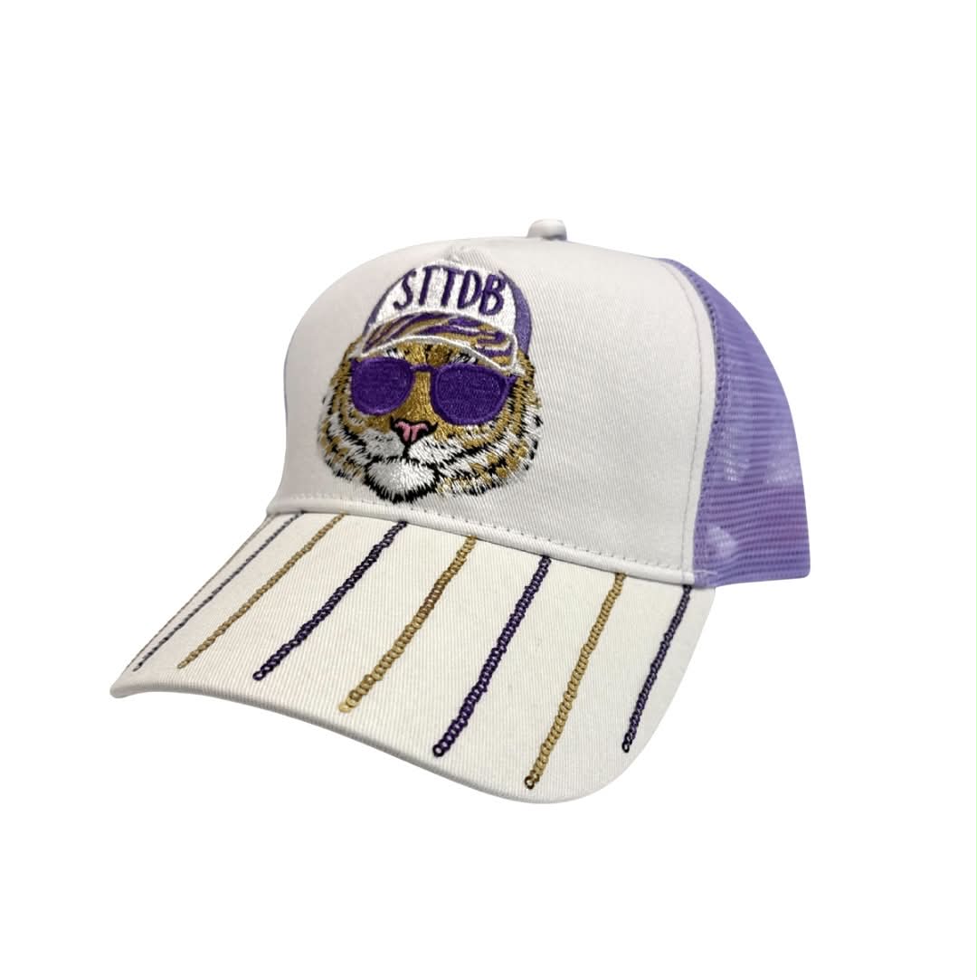 Sequin Pinstripe STTDB Trucker Hat