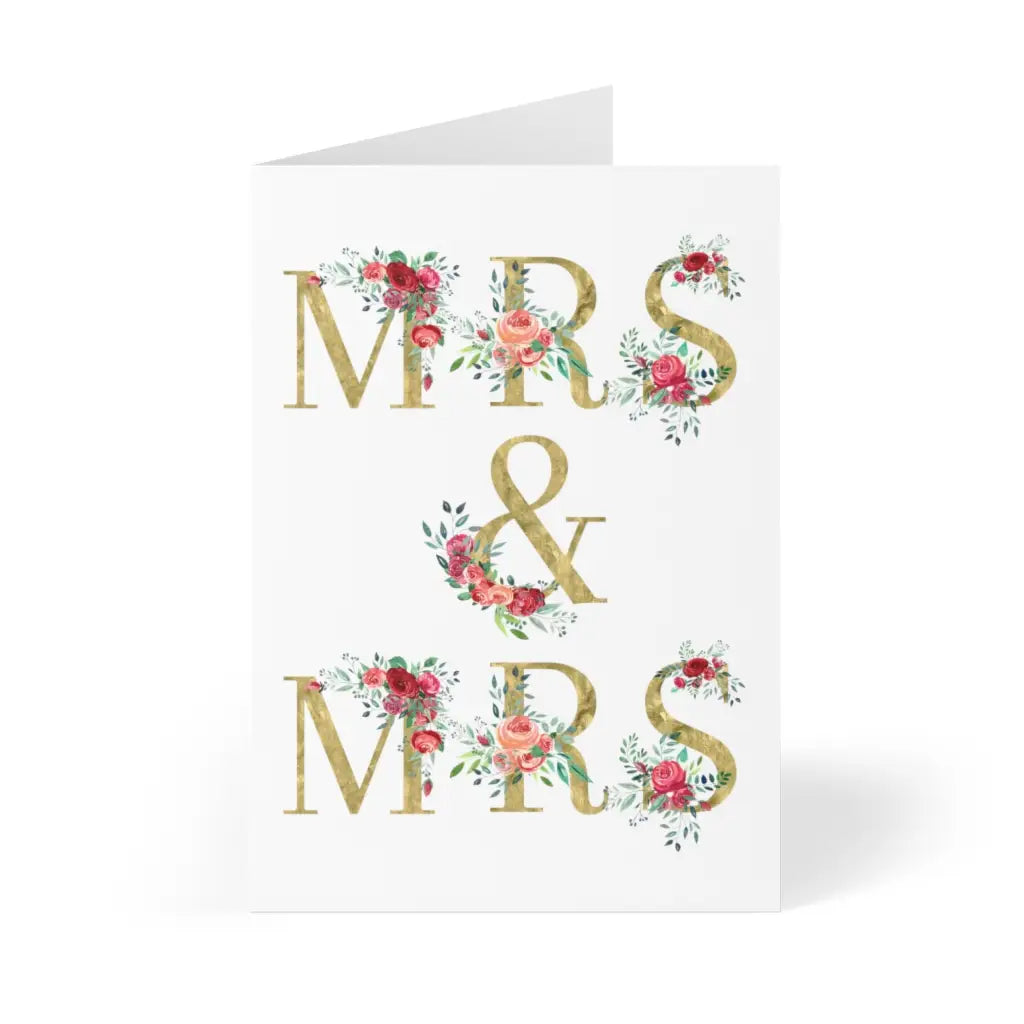 Floral Wedding Card