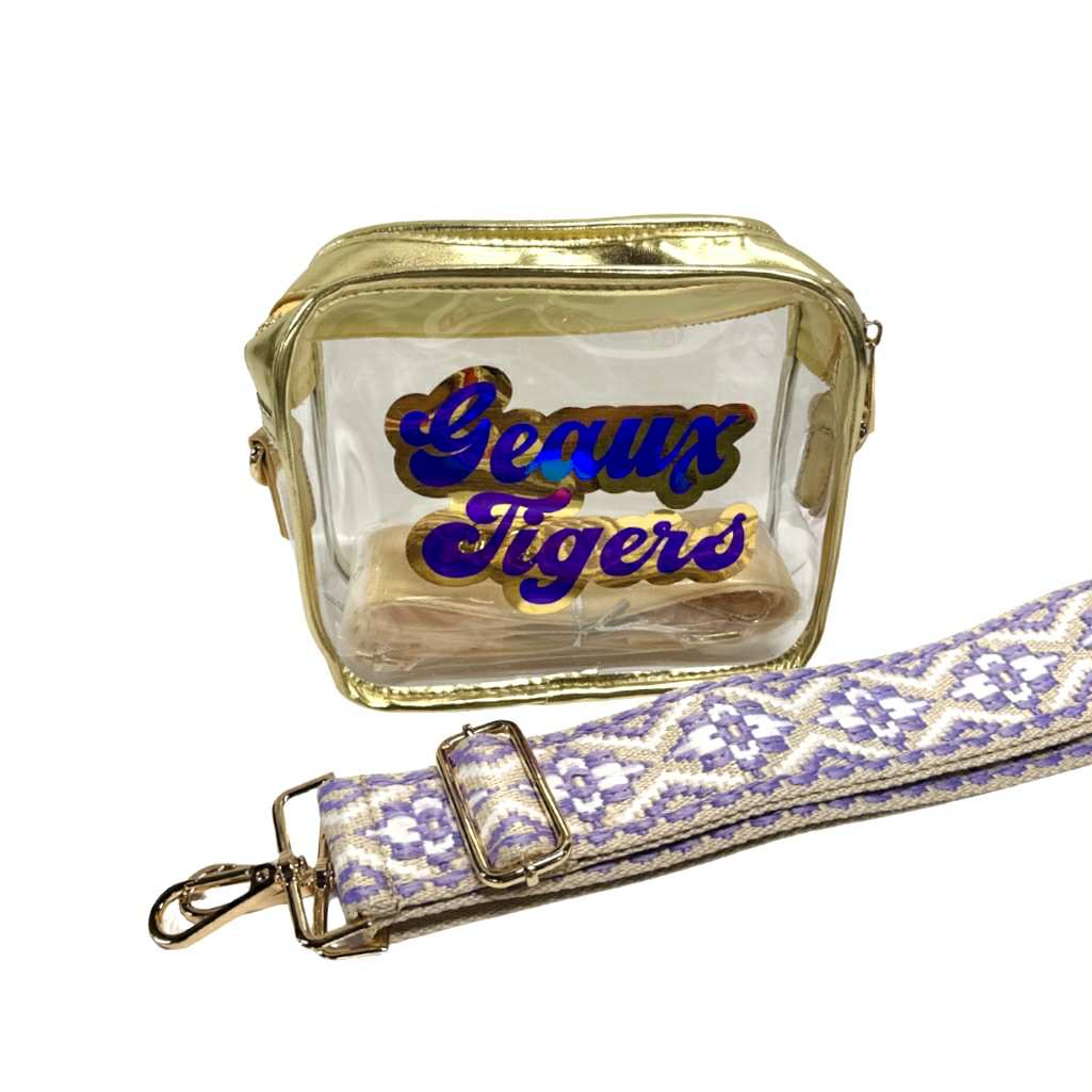 Geaux Tigers Clear Bag