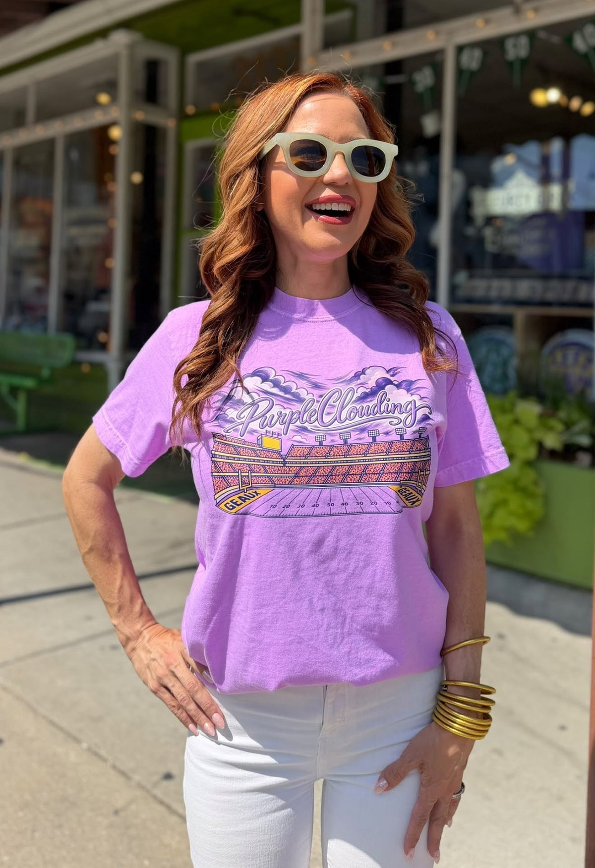 Purple Clouding Tee