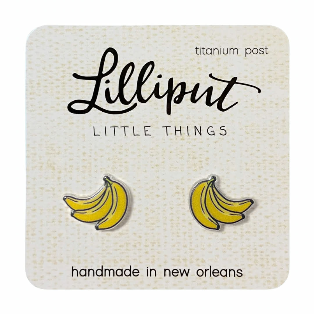 Bananas Stud Earrings